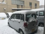 予想通りの積もり具合 予想通りの積もり具合