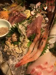 刺し身の分厚さがすごかった。 刺し身の分厚さがすごかった。