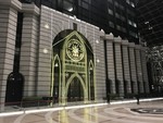 研修会場1階のイルミネーション。 研修会場1階のイルミネーション。