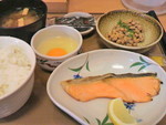 焼シャケ朝食 焼シャケ朝食