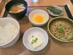 納豆朝食! 納豆朝食!