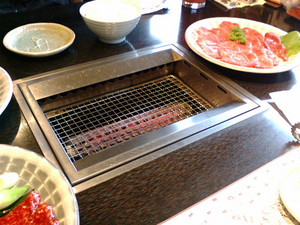肉の万世にて。 肉の万世にて。