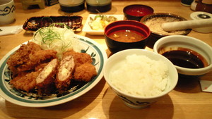 ミックス定食@浜勝 ミックス定食@浜勝