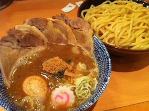 味玉つけめん+豚@六厘舎 味玉つけめん+豚@六厘舎
