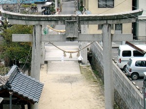 尾崎神社表参道鳥居 尾崎神社表参道鳥居