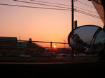 今日の夕日 今日の夕日