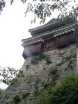 雨の松山城 雨の松山城