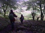 下山中 下山中