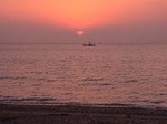 塩屋海岸の夕日 塩屋海岸の夕日