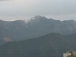 山の初雪 山の初雪