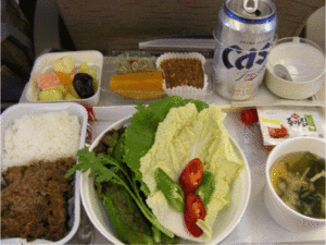 アシアナ航空の機内食 アシアナ航空の機内食