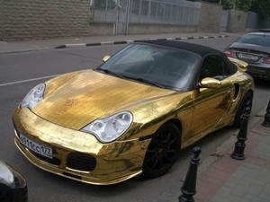 Golden Porsche Golden Porsche
