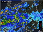 佐久地域にも降り出した、雨雲レーダー 佐久地域にも降り出した、雨雲レーダー
