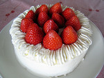 苺のケーキ