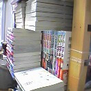 横から見た本棚 横から見た本棚