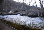 お宿の朝は、雪景色。(26.12.12)